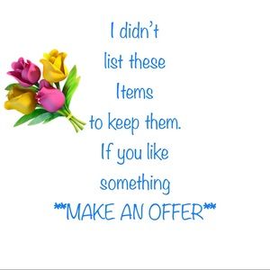 Closet Clean out: MAKE A REASONABLE OFFER on items in my closet!